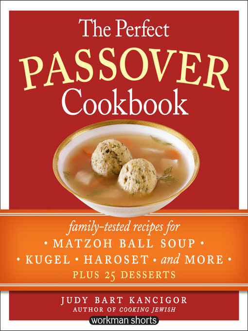 Title details for The Perfect Passover Cookbook by Judy Bart Kancigor - Wait list